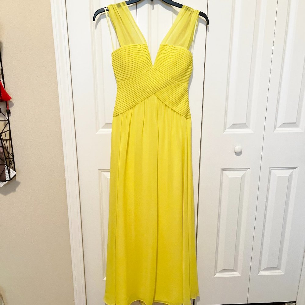 Yellow Gown BCBGMaxAzria size 4